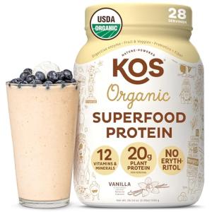 KOS Organic Vegan Protein Powder - Vanilla Flavor