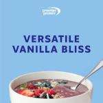 Vanilla Protein Powder with Fiber for Gut Health