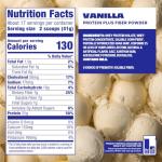 Vanilla Protein Powder with Fiber for Gut Health