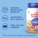 Vanilla Protein Powder with Fiber for Gut Health
