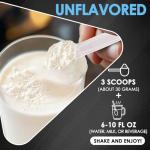 Unflavored Whey Protein Powder for Muscle Recovery