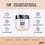 NAKED Vanilla Whey Protein - All Natural Ingredients