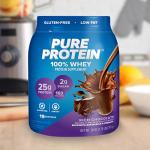 Pure Protein Whey Protein Powder - Rich Chocolate