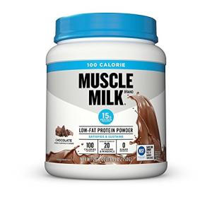 Muscle Milk ZERO Chocolate Protein Powder, 100 Calories