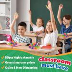 50 Pack Fidget Rings - Sensory Toys for Kids