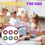 12-Pack Sensory Fidget Spinner Rings for Kids