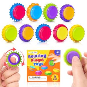 9 Pack Sensory Rings Fidget Toys for Kids