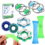 8-Piece Hand Fidget Toy Set for Stress Relief