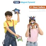 TOSY Magnet Pyramid Puzzle Toy - Glow in the Dark