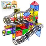 Magnetic Road Set Building Blocks for Kids