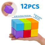 Large Magnetic Building Blocks for Toddlers (12 PCS)
