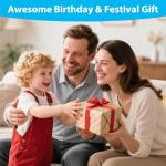 Anbalulu 134PCS Magnetic Building Tiles Set