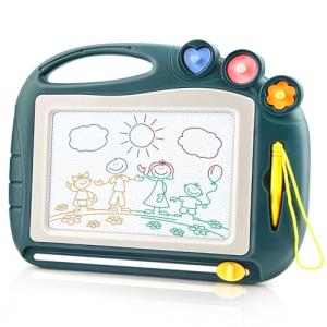 Magnetic Drawing Board, Toddler Toys for Age 1 2 3 Boys Girls, Sketch Pad, Birthday Easter Christmas Halloween Kids Toy Gifts for Boys and Girls