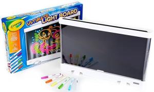 Crayola Ultimate Light Board - White, Kids Drawing Tablet, Holiday & Christmas Gifts, LED Drawing Board, Sketching Art Projector, Toys for Boys & Girls, 6+