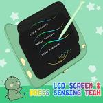 Green Dinosaur LCD Doodle Board Tablet for Kids