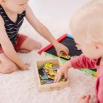 Melissa and Doug Wooden Magnetic Animals Set - Montessori Toy