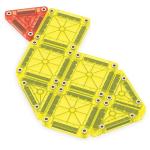 MAGNA-TILES microMAGS Travel Set Deluxe 55-Piece Magnetic Construction Set, The Original Magnetic Building Brand