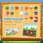 Minecftoy Mini Magnetic Blocks Toddler Travel Sensory Toys