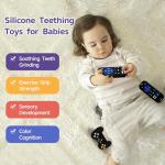 Silicone Teething Toys for Babies - 2 Pack