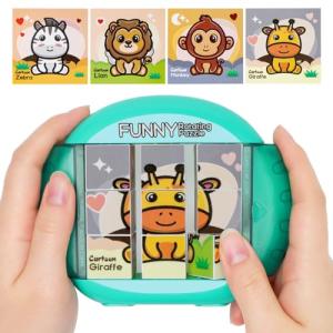Rotating 4-in-1 Puzzle for Kids 3-8 Years