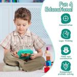 Rotating 4-in-1 Puzzle for Kids 3-8 Years