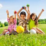 Monkey Stringy Balls Rainbow Pom - Leinuosen 12 Pieces 