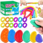 Quiet Squishy Fidget Toys for Kids - 26 Pack 