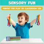 BUNMO Glow in The Dark Sensory Strings - 6 Pack