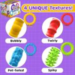 Stretchy Sensory Fidget Bracelet Set - 4-Pack 