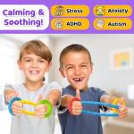Stretchy Sensory Fidget Bracelet Set - 4-Pack 