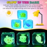 Glow-in-the-Dark Squishy Stress Cube Fidget Toys