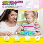 Glow-in-the-Dark Squishy Stress Cube Fidget Toys