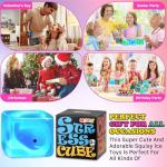 Glow-in-the-Dark Squishy Stress Cube Fidget Toys