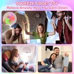 4 Pack Stress Relief Fidget Cube Toys