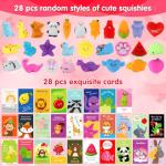 28-Pack Squishy Toys and Cards for Kids
