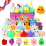 27 Mini Kawaii Mochi Squishy Toys for Kids
