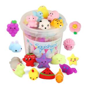 24pcs Kawaii Mochi Squishy Toys for Kids