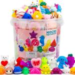 100 Pack Mini Mochi Squishy Fidget Toys