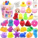 30 Pack Squishy Mochi Toys for Kids