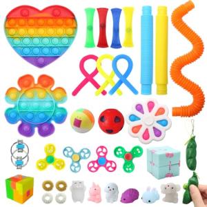 35-Piece Fidget Toy Set for Stress Relief