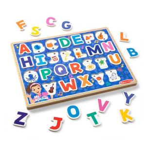 Melissa & Doug Ms. Rachel Wooden Phonics Puzzle
