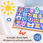 Melissa & Doug Ms. Rachel Wooden Phonics Puzzle