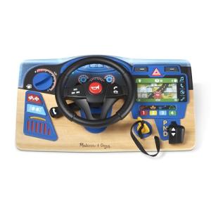 Melissa & Doug Interactive Wooden Racing Car Dashboard