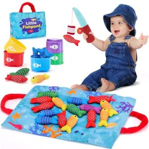 10-in-1 Montessori Fishing Game for Toddlers