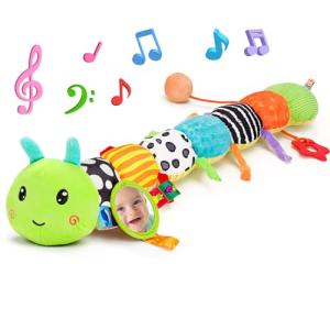 Musical Plush Caterpillar Sensory Toy for Babies