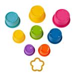 Colorful Stacking Cups for Bath Time Fun
