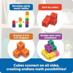 MathLink Cubes Set for Kids - 100 Pieces