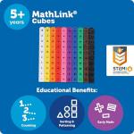 MathLink Cubes Set for Kids - 100 Pieces