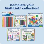 MathLink Cubes Set for Kids - 100 Pieces