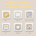 Busy Cube Toy for Toddlers - Fine Motor Skills